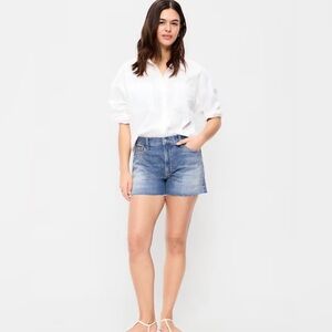 Old Navy Women’s Higher High-Rise Sky-Hi A-Line Jean Shorts